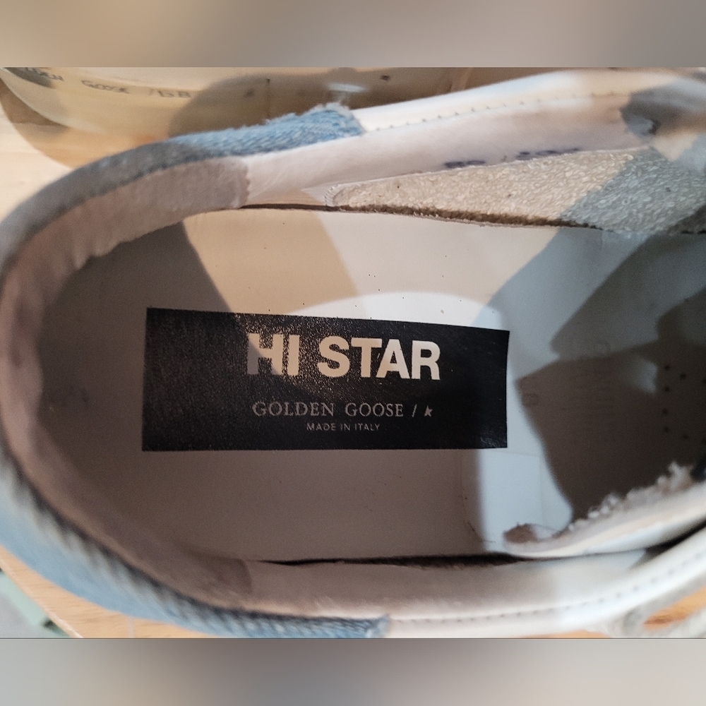 Golden Goose Sneakers, Hi Star, Plataform, Size 38, Perfect Condition - Picture 5 of 12